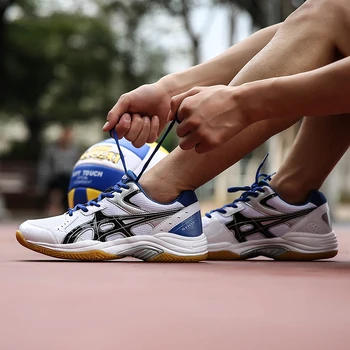 2023 Новые кроссовки для бадминтона, Удобные теннисные туфли для мужчин и женщин, легкая спортивная обувь для волейбола