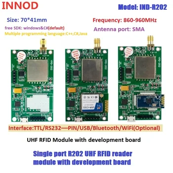 Ardunio UHF RFID Модуль Wifi Bluetooth RFID UHF Считывающий Модуль 915 МГц TTL Uart Для Arduino Raspberry Pi Плата Встроенной системы