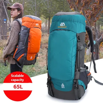 65Л Походный рюкзак Большой емкости Для Альпинизма На открытом Воздухе, водонепроницаемые Альпинистские походные спортивные сумки